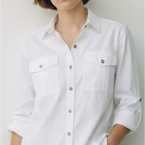 Versus By Versace White Shirt